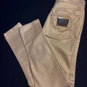 Ralph Lauren 867 Gold Denim Jeans
